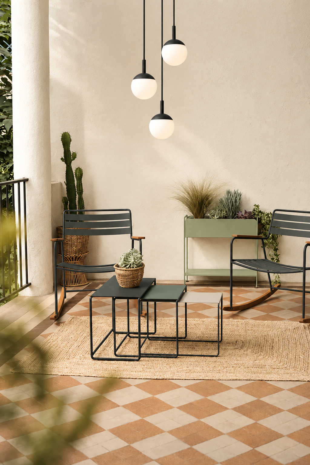 FERMOB - Suspension MOOON Carbone