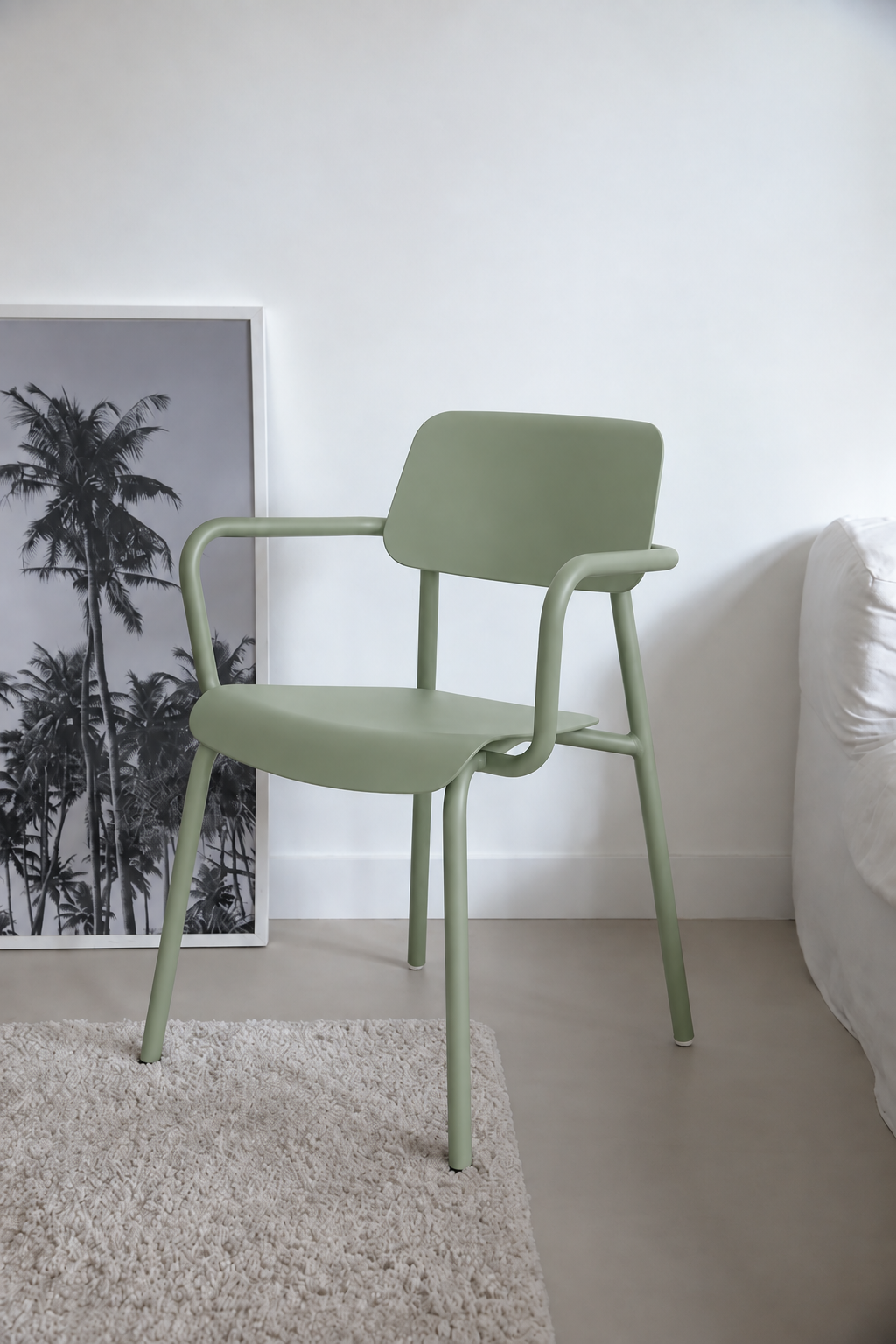 FERMOB - Chaise avec accoudoirs STUDIE Cactus (vendues par 2)