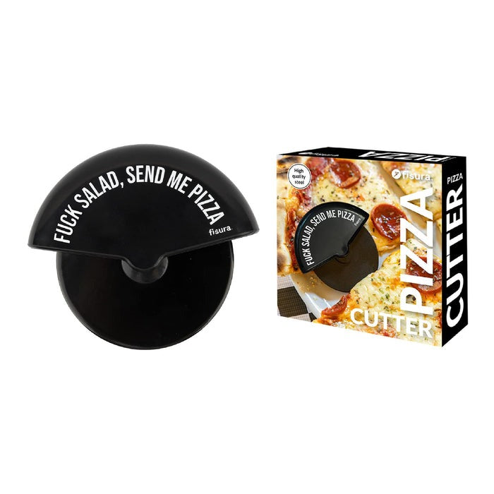 FISURA - Pizza cutter “Fuck salad, send me pizza"