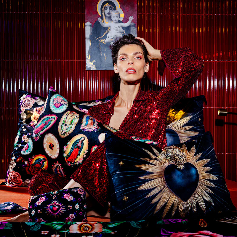 Pôdevache - Coussin Velours EX VOTO CHIANTI