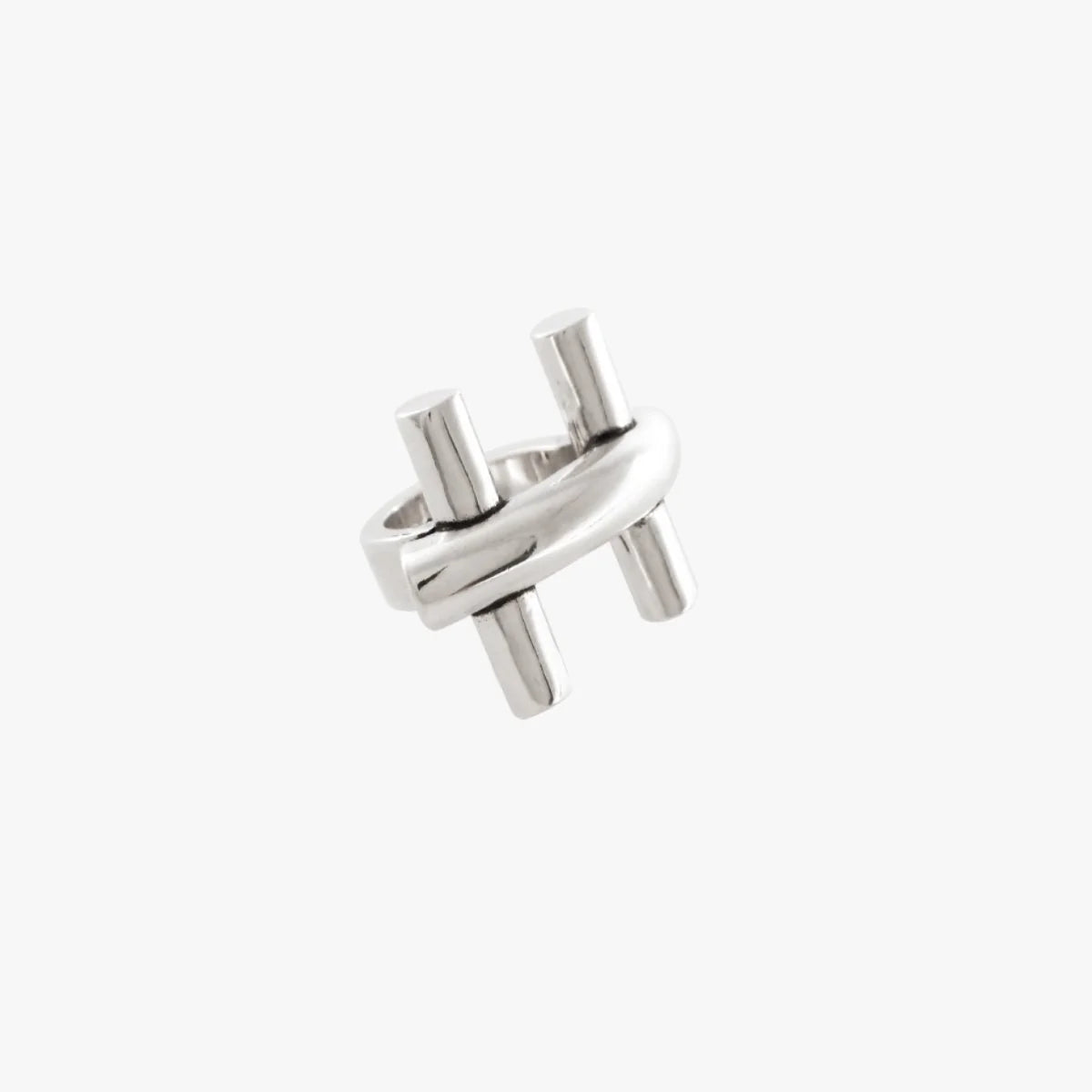 CXC - Bague BIT ST. MORITZ Argent T54