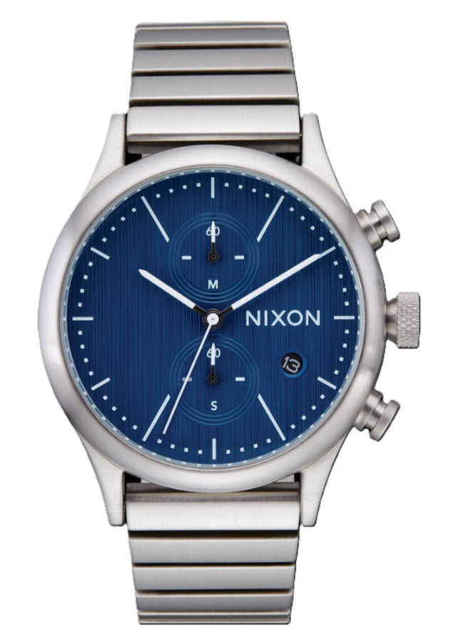 NIXON - Station Chrono - Silver / Indigo