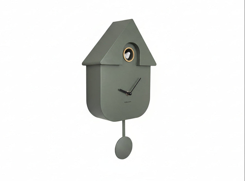 KARLSSON - Horloge CUCKOO Olive