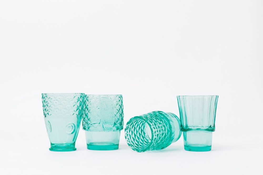 DOIY - Set de 4 verres empilables KOIFISH