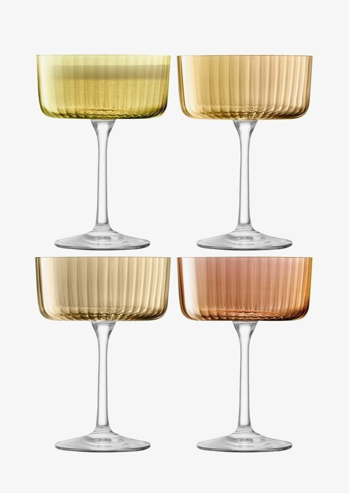 LSA - SET DE 4 COUPES A CHAMPAGNE