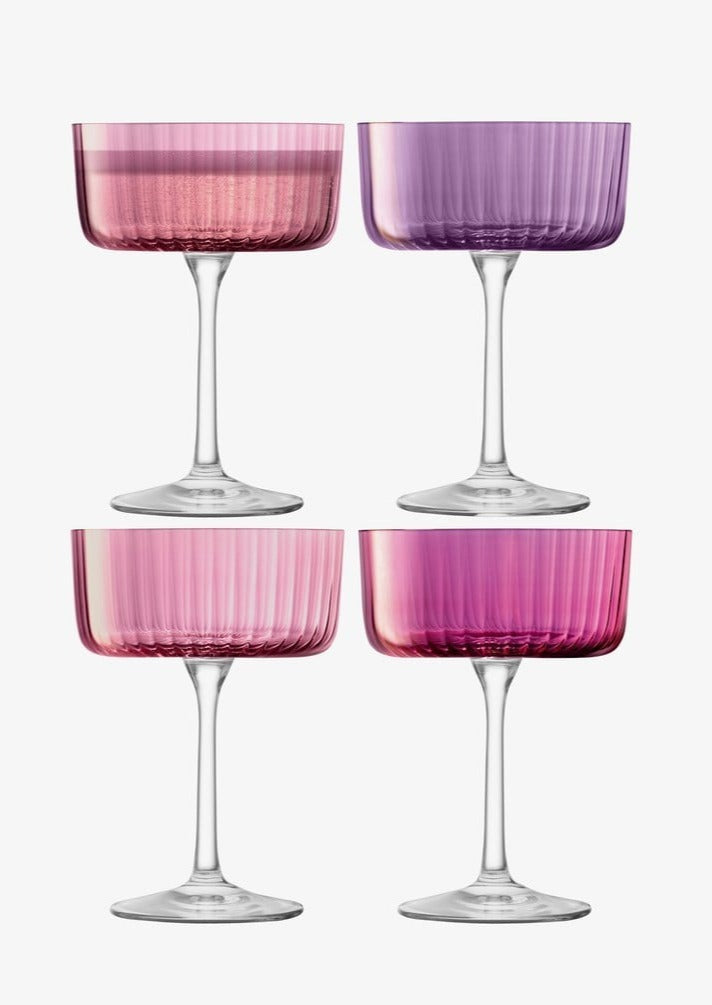 LSA - SET DE 4 COUPES A CHAMPAGNE