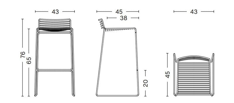 HAY -  Tabouret HEE